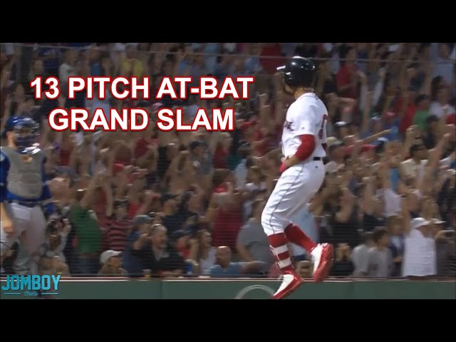 Mookie Betts ends 13-pitch at-bat with a Grand Slam, a breakdown