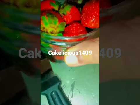 SEASON of strawberry n its best use is cake yummy#cake#petpuja#party#order#fun#cakelicious