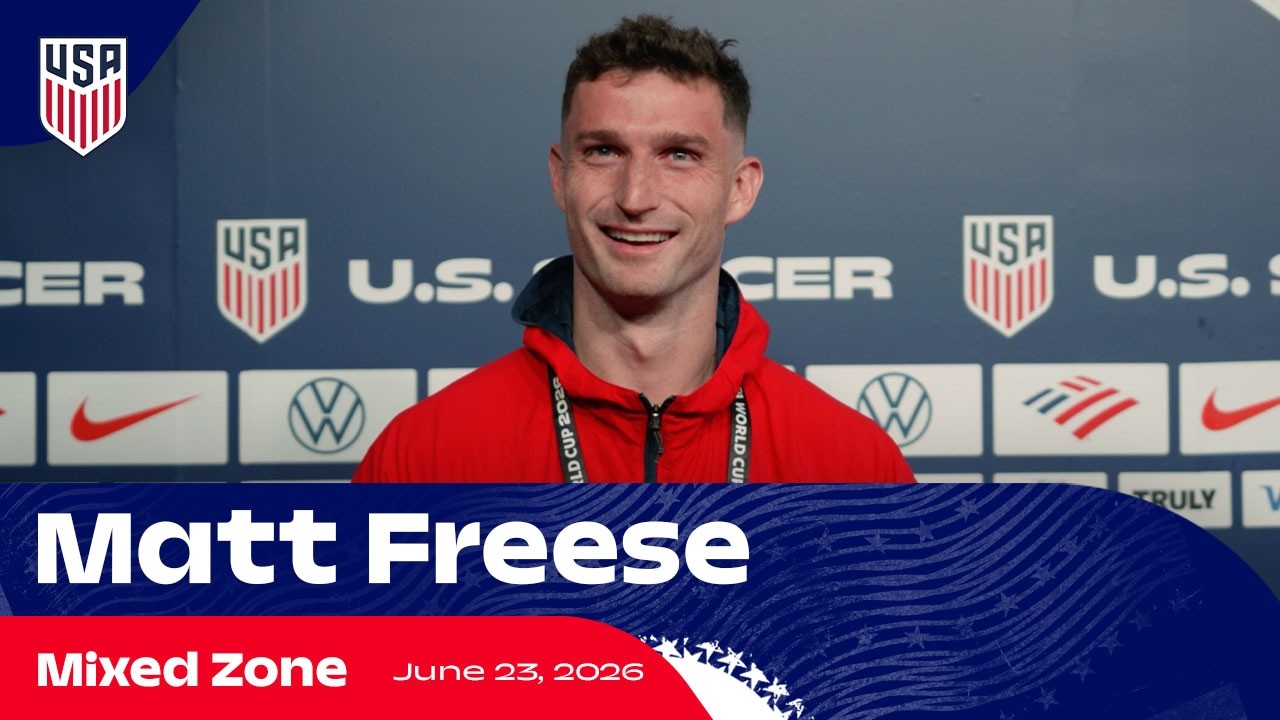Matt Freese on World Cup Clean Sheet, Team Chemistry & Türkiye | Mixed Zone | 2026 FIFA World Cup