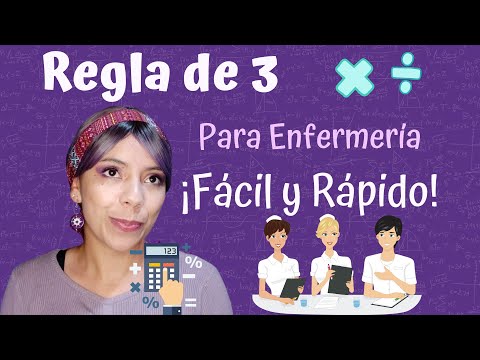 Regla de 3 para Administración de Medicamentos en Enfermería / Aprende FÁCIL Y RÁPIDO 🤓👩🏻‍🏫