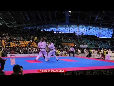 33rd EC IKO, 1/8 -90 Antonio Tusseau (France) - Aygun Kutlu (Turkey, aka)