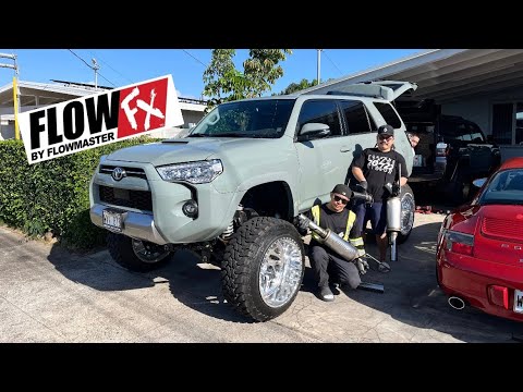 5th Gen 4Runner Flowmaster Flow FX Exhaust Install x2