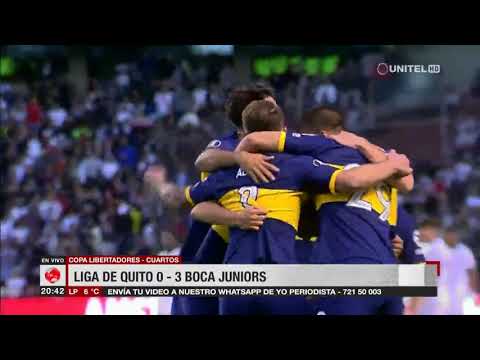 Libertadores: Liga de Quito 0-3 Boca Juniors