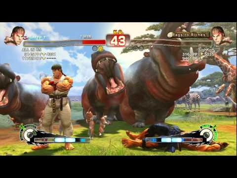 SSF4 AE 2012: ALLIN85 (Ryu) vs SighKoh (Ryu) - Endless (First to 5) - True HD - Prt.2