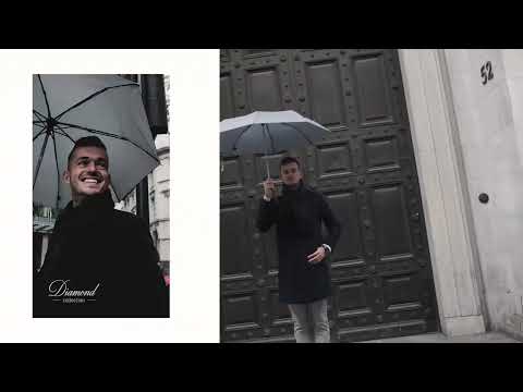 Видеообзор Мужской зонт премиум-класса Fulton Diamond G853 UV Asscher Mono Houndstooth
