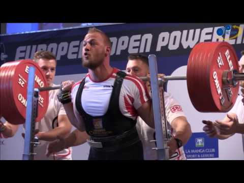 Men, 105 kg - European Open Powerlifting Championships 2016