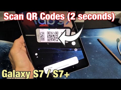Galaxy TAB S7/S7+: How to Scan QR Codes with Built-in QR Code Reader (2 Seconds)