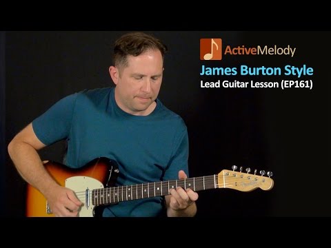 James Burton Guitar Lesson - Lead Guitar Lesson in the style of James Burton - EP161