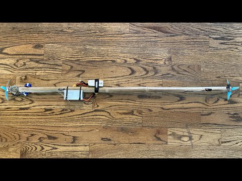 A REAL flying stick (Bamboo Coaxial bi-copter)