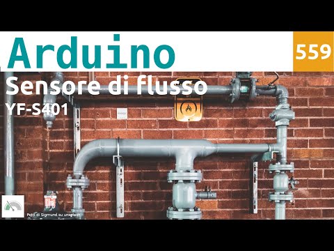 Come usare un sensore di Flusso a impulsi YF-S401 - Video 559