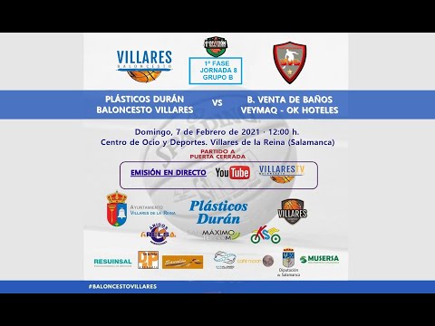 JORNADA 8 -1ª DIVISIÓN-GRUPO B-PLÁSTICOS DURÁN BTO.VILLARES vs BTO. VENTA DE BAÑOS VEYMAQ-OK HOTELES