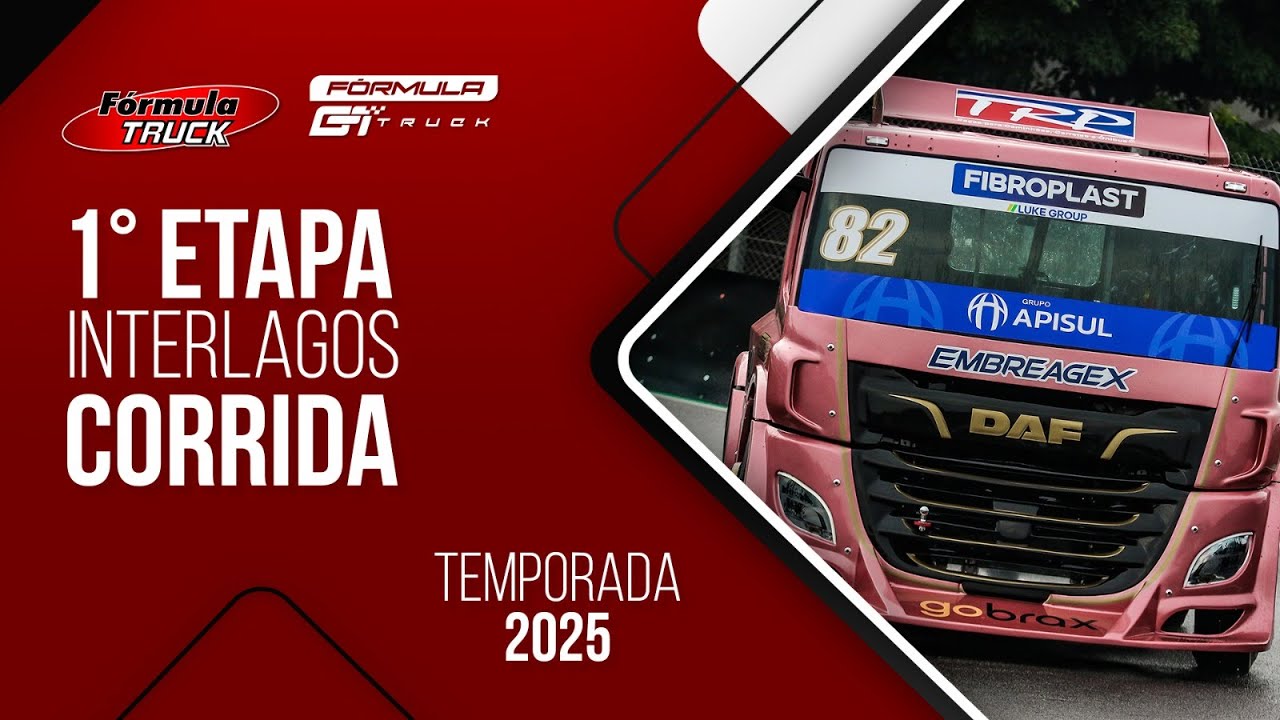 FÓRMULA TRUCK 1 ª Etapa | INTERLAGOS - SP - CORRIDA  - 2025
