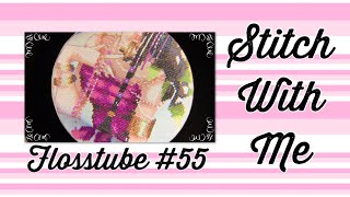 Flosstube #55 Stitch with Me & The Kitten Stitcher tag