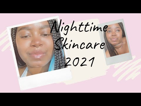 Happy 2021 / oily skin care nighttime routine / olive oil