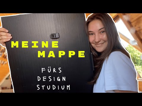 BEWERBUNGSMAPPE DESIGNSTUDIUM + hausaufgabe und wie alles ablief