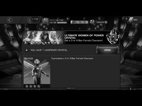 2 × Ultimate Women Of Power Crystal Opening | Marvel Contest Of Champions