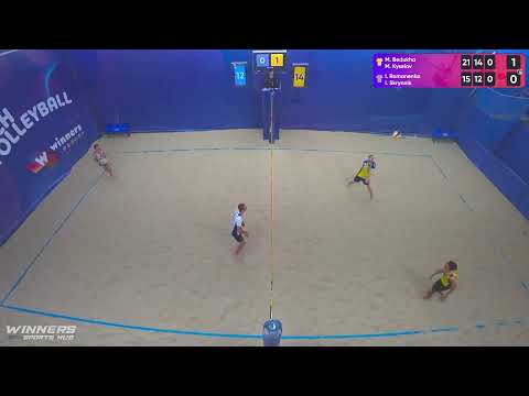 08:50 M. Bedukha / M. Kyselov - I. Romanenko / I. Skrynnik 28.06.2022 | Winners Beach Volleyball