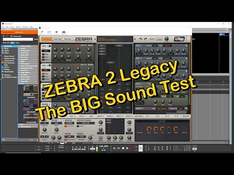 Zebra Legacy - Includes Zebra 2 - Zebra HZ & ALL the Soundsets for €99 - WTF - Incredible Value