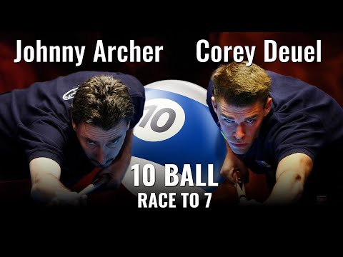 Johnny Archer vs Corey Deuel | EPIC 10-Ball Match (Race to 7)