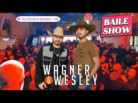 BAILE SHOW WAGNER E WESLEY EM TELÊMACO BORBA - PR 🔥🎤 NO CAVALO BAIO – VLOG