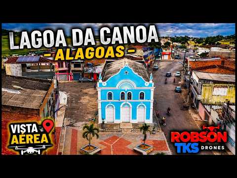 LAGOA DA CANOA - AL, Cidade linda! #alagoas #dji #dronebrasil #fé #lagoadacanoa #turismo #cidade