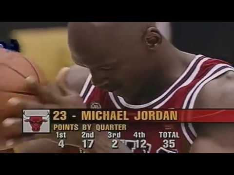 Michael Jordan All Points in 1997 Flu Game vs Jazz Game 5 NBA Finals