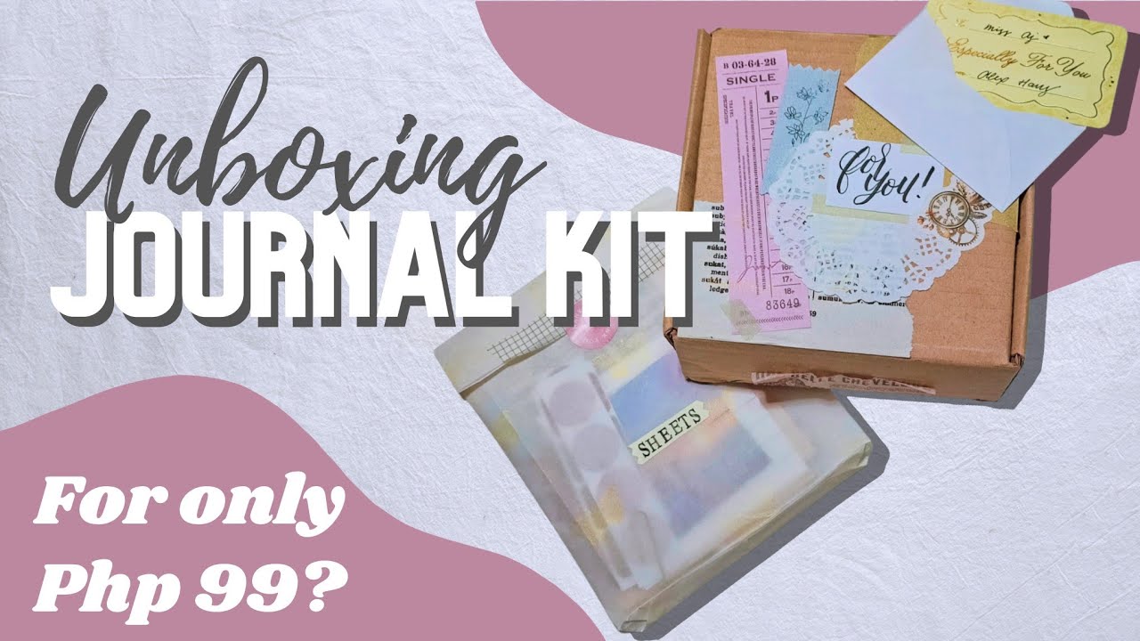 Unboxing Journal Kit from Shopee Philippines | For only Php99!?