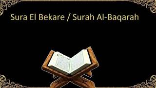 Sura El-Bekare / Surah Al-Baqarah