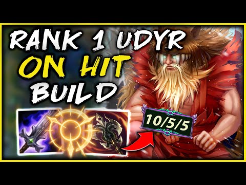 THIS ON HIT UDYR BUILD IS SO STUPID YOU BECOME AN AUTO MACHINE - League of Legends