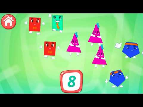 Learning Numbers and Shapes - Game for Toddlers Video