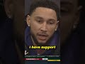 Ben Simmons seemed to be getting along well with Sixers fans pregame? #shorts