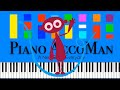 CBeebies DipDap Theme Song Slow EASY Medium 4K Piano Tutorial