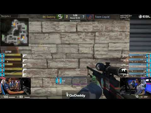 ESL ONE NY fan shouts sk sucks!