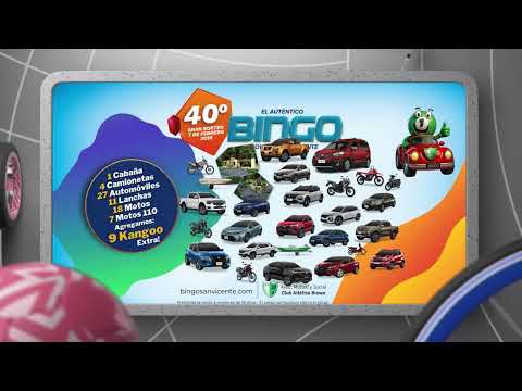 Bingo San Vicente Febrero 2026 - En VIVO este sábado 7 de febrero por nuestra pantalla.