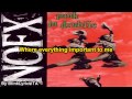 NOFX - Linoleum with lyrics
