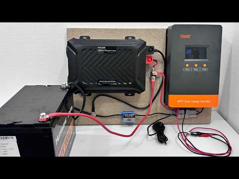how to install 12V/24V a home solar energy storage system, 100A MPPT Solar Charge