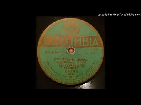 Abe Schwartz and Daughter - National Hora Part 1 USA Pre-War Jewish Klezmer Fiddling 78rpm