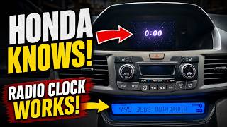Honda GPS Clock Suddenly Says 0:00 Odyssey & Pilot Owners Are Reporting the Same Issue