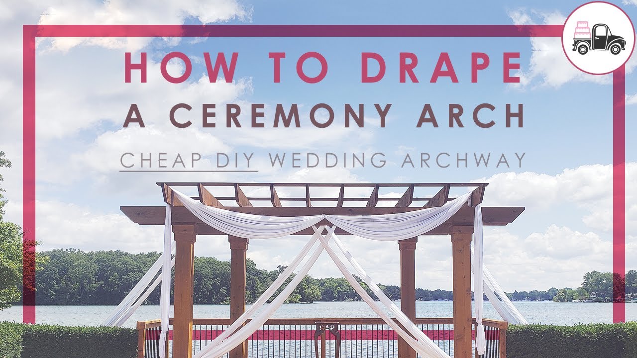 Where to Buy Wedding Arch Drapery