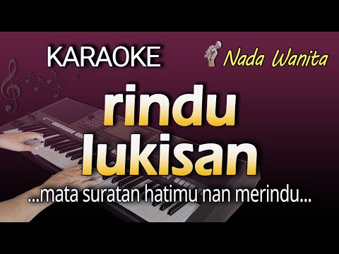 Karaoke RINDU LUKISAN | Nada Wanita Cewek