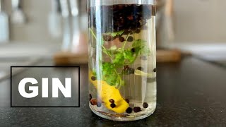 Homemade GIN by infusion in Only 36 hours