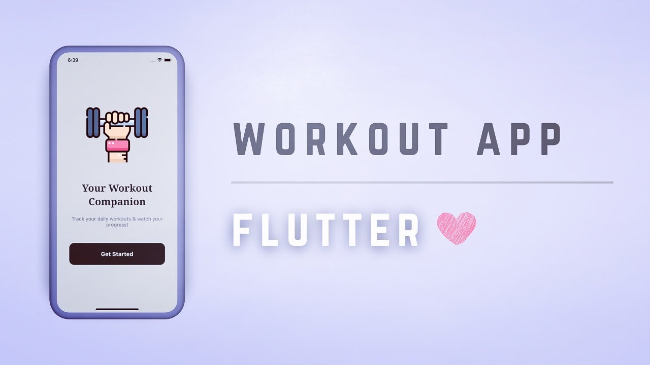 💪🏾📱 Workout Tracker App • Flutter Tutorial ♡