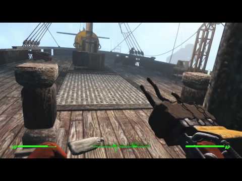 Fallout 4 boarding  the uss constitution pirate ship