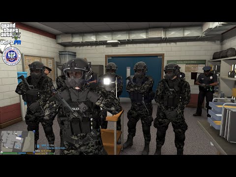 GTA V - LSPDFR 0.4.9🚔 - N.O.O.S.E TRU - SWAT Patrol - Bank Heist | First-person Shootout - 4K
