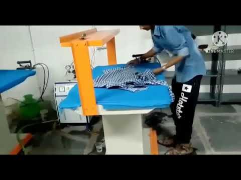 Blue Vacuum Ironing Table, For Industrial.