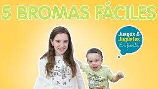 5 BROMAS FÁCILES Y GRACIOSAS PARA HACER CON NIÑOS // Juegos y Juguetes en familia