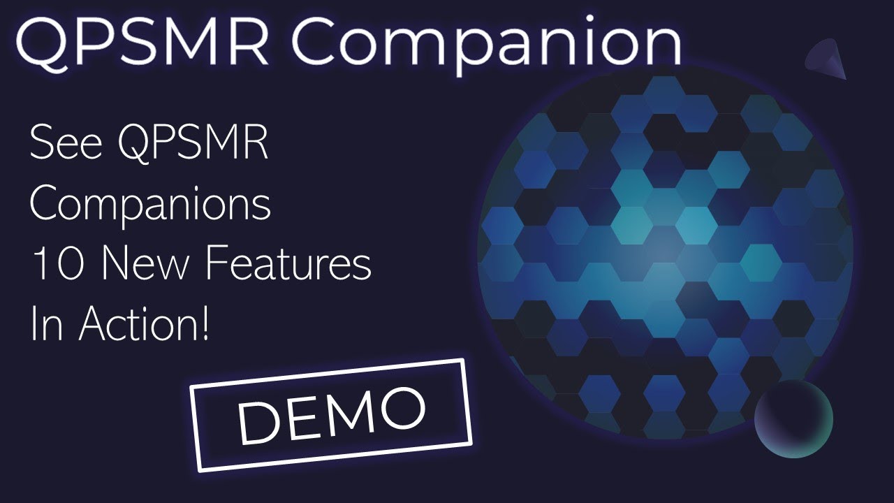 QPSMR Companion 10 New Features