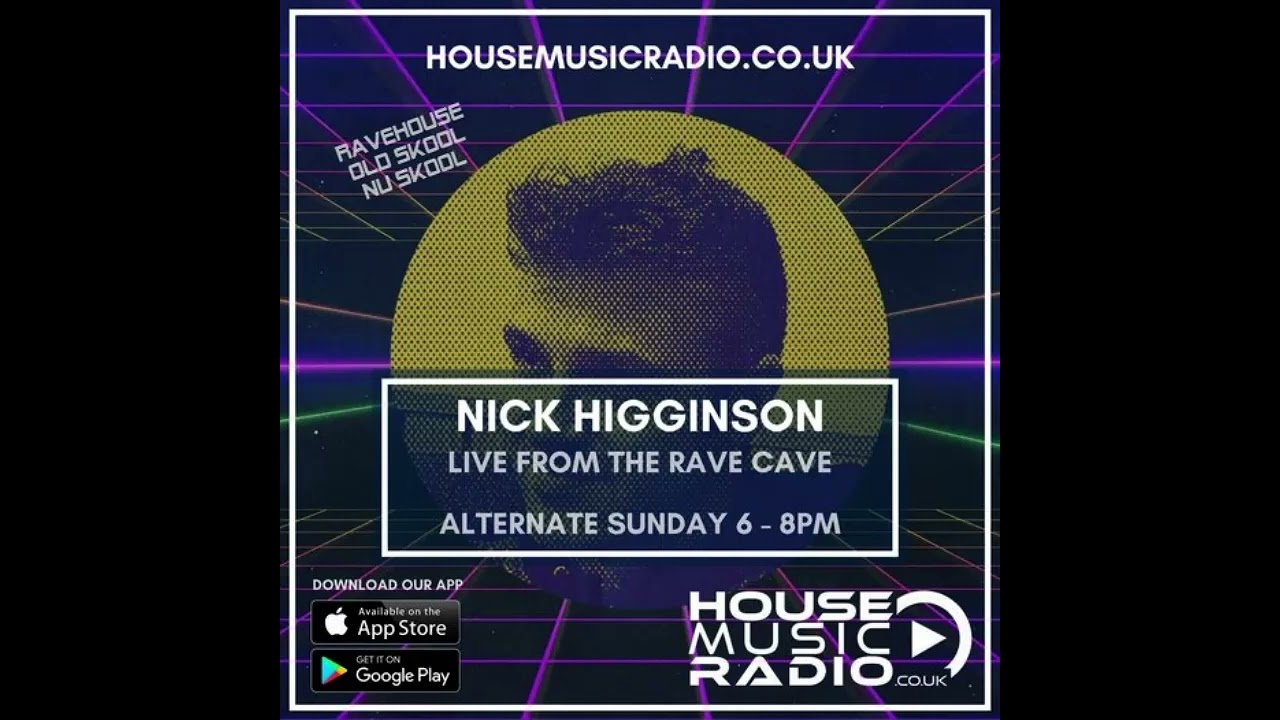 House Music Radio - The Rave Cave #7 - 09/04/23 - Ravehouse , Old Skool & Nu Skool Rave Breaks