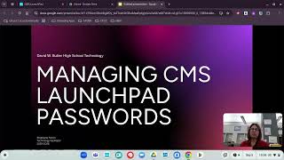 Managing CMS Launchpad Passwords