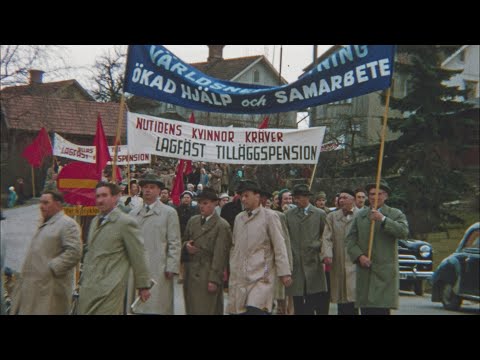 1:a maj-tåg i Kumla på 50- eller 60-talet